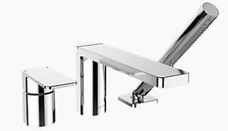 Vòi bồn tắm gắn bồn Kohler Parallel K-23488T-4-RGD