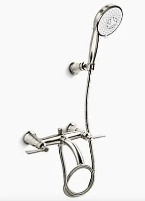 Sen vòi bồn tắm gắn tường Mỹ Kohler Parallel K-72698T-4-BN