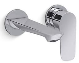 Vòi Lavabo Nóng Lạnh Âm Tường Mỹ Kohler ALEO S K-25106T-B4-CP