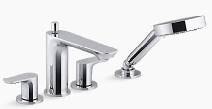 Sen vòi bồn tắm gắn bồn Mỹ Kohler ALEO S K-31236T-4-CP