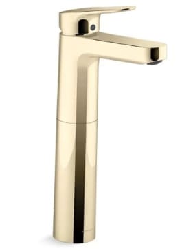 Vòi chậu rửa 1 lỗ nóng lạnh thân cao Kohler Accliv K-33064T-4-AF