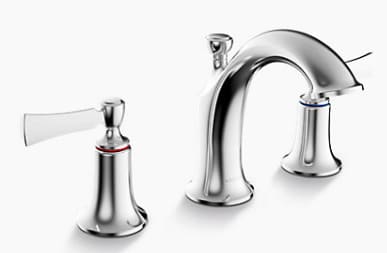 Vòi chậu rửa 3 lỗ Mỹ Kohler Elate K-72781T-4-CP