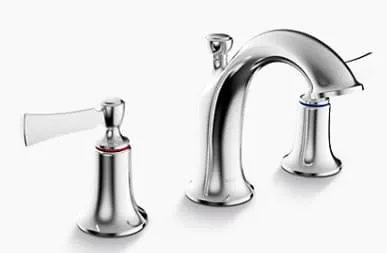 Vòi chậu rửa 3 lỗ Mỹ Kohler Elate K-72781T-4-CP
