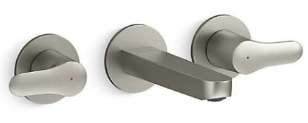 Vòi Lavabo Nóng Lạnh Âm Tường Mỹ Kohler Accliv K-33067T-4-BN