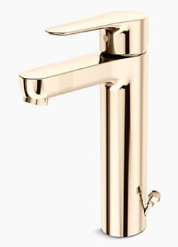 Vòi chậu rửa 1 lỗ nóng lạnh thân cao Kohler July K-5241T-4-AF