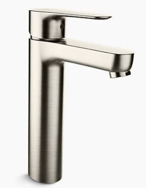 Vòi chậu rửa 1 lỗ nóng lạnh thân cao Kohler July K-5241T-4-BN