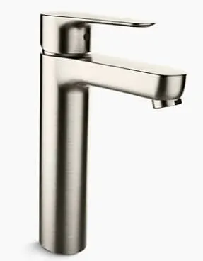 Vòi chậu rửa 1 lỗ nóng lạnh thân cao Kohler July K-5241T-4-BN