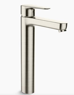 Vòi chậu rửa 1 lỗ nóng lạnh thân cao Kohler July K-98421T-4-BN