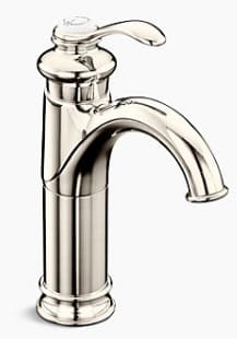 Vòi chậu rửa 1 lỗ nóng lạnh Kohler Fairfax K-12184T-B-SN