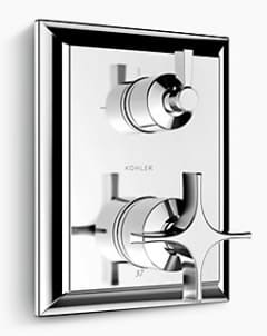 Mặt nạ sen và vòi bồn tắm cảm biến nhiệt Kohler Modulo K-99966T-3S-CP