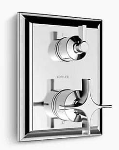 Mặt nạ sen tắm cảm biến nhiệt ân tường Kohler Modulo K-99967T-3S-CP