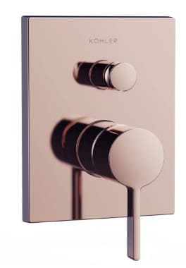 Mặt nạ sen và vòi bồn tắm âm tường Kohler Composed K-99723T-B4-RGD