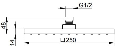 Bản vẽ kỹ thuật bát sen tắm cầm tay Keuco 53086130100