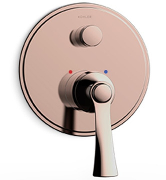 Mặt nạ điều khiển sen tắm âm tường 2 chiều Kohler K-26480T-4-RGD