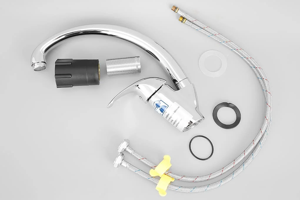 Vòi chậu rửa bát nóng lạnh Malloca K121N