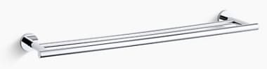 Thanh treo khăn đôi 24” kohler Stillness K-14391T-CP