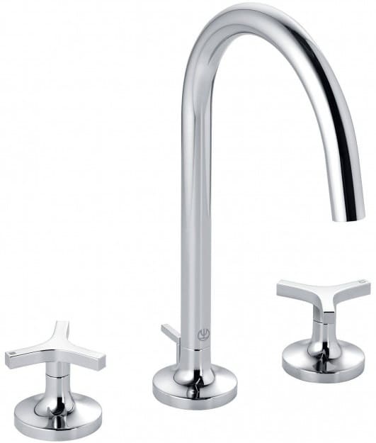 Vòi chậu rửa mặt nóng lạnh Kludi 201430539