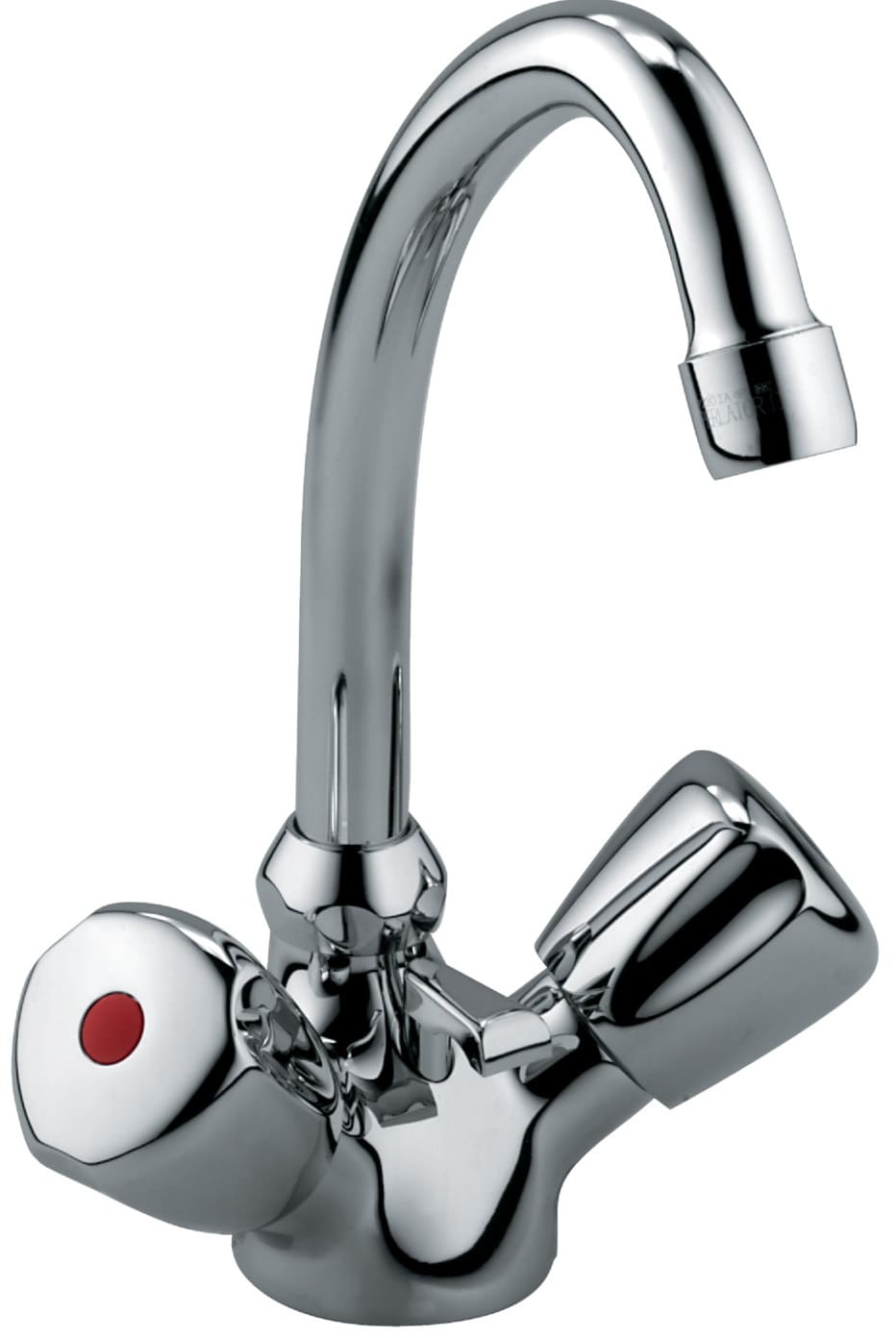Vòi chậu rửa mặt nóng lạnh Kludi 210620515