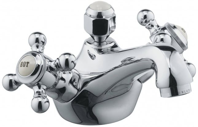 Vòi chậu rửa mặt nóng lạnh Kludi 510120520