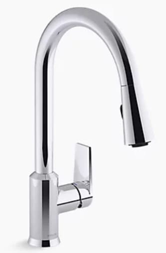 Vòi rửa bát đầu vòi kiểu dây rút Kohler Taut K-21367T-4-CP
