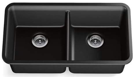 Chậu rửa chén 2 hố cân âm bàn KOHLER Cairn K-8199-CM1