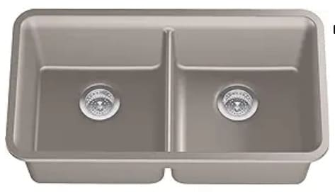 Chậu rửa chén 2 hố cân âm bàn KOHLER Cairn K-8199-CM3