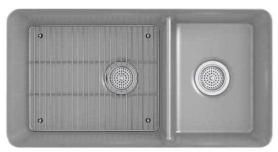 Chậu rửa chén 2 hố âm bàn kèm khay KOHLER Cairn K-8204-CM4