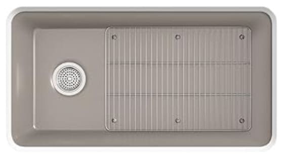 Chậu rửa chén 1 hố âm bàn kèm khay Kohler Cairn K-8206-CM3