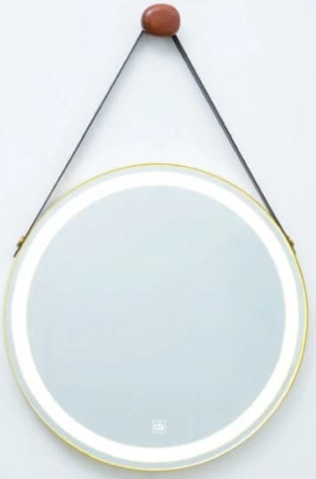 Gương đèn led dây da hình tròn 700x700mm Đình Quốc ĐQ 69016