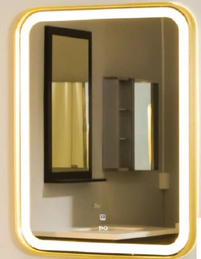 Gương Đèn Led Chữ Nhật Đình Quốc ĐQ 99903 (500x700mm) viền inox 