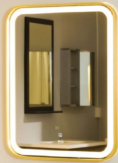 Gương Đèn Led Chữ Nhật Đình Quốc ĐQ 99903 (600x800mm) viền inox 