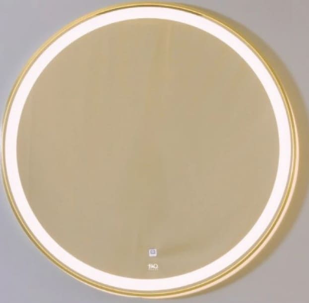 Gương đèn led hình tròn 600x600mm Đình Quốc ĐQ 99906 viền inox 