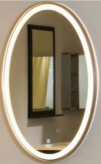 Gương đèn led hình ovan Đình Quốc ĐQ 99907 600x800mm viền nhôm