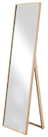 Gương toàn thân khung gỗ có chân 500x1500mm Đình Quốc ĐQ 72006A