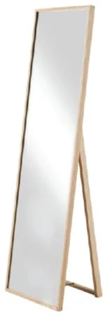 Gương toàn thân khung gỗ có chân 500x1500mm Đình Quốc ĐQ 72006A