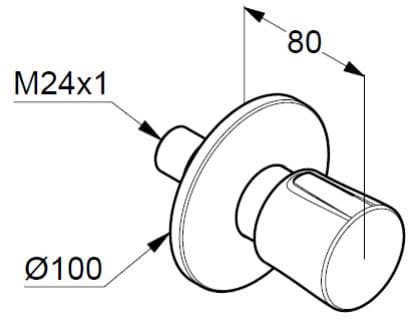 Bản vẽ kỹ thuật mặt nạ âm tường Kludi Đức 528478775