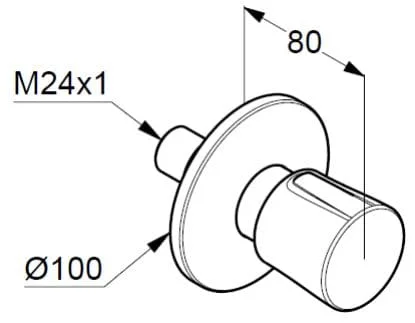 Bản vẽ kỹ thuật mặt nạ âm tường Kludi Đức 528470575