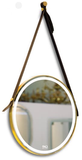 Gương đèn led dây da hình tròn Đình Quốc ĐQ 68018B(600x600mm) 