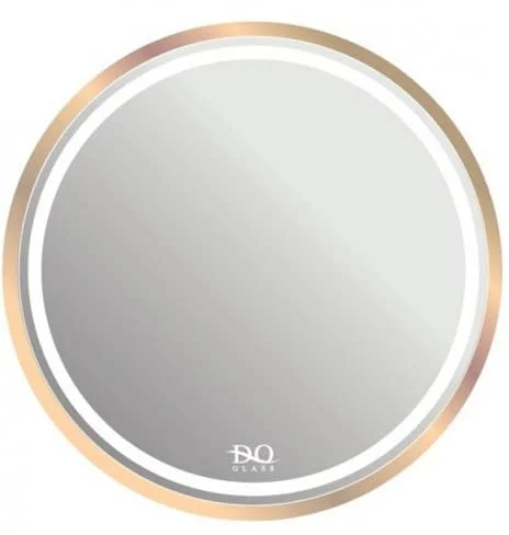 Gương dây da hình tròn Đình Quốc ĐQ 73002(500x500mm)