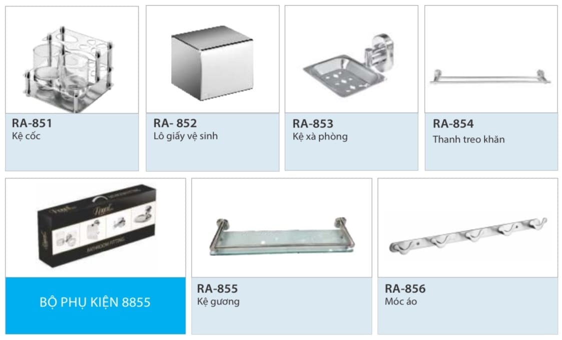 Phụ kiện inox 304 Royal Join RA-8855