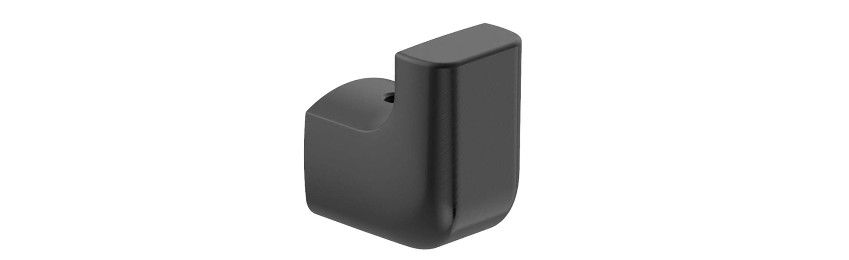 Móc áo đơn màu đen Titanium sước Roca A817020NM0