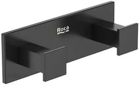 Móc áo đôi kim loại màu đen Roca A817602C40