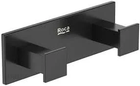 Móc áo đôi kim loại màu đen Roca A817602C40