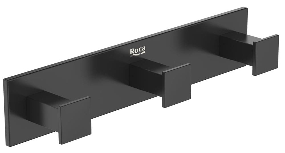 Móc áo 3 vấu màu đen Roca A817603C40