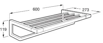 Bản vẽ kỹ thuật Giàn vắt khăn Roca Tempo A817032001