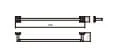 Bản vẽ kỹ thuật Thanh treo khăn đơn Roca Classic Z816581001