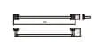 Bản vẽ kỹ thuật Giàn vắt khăn Roca Classic Z816584001