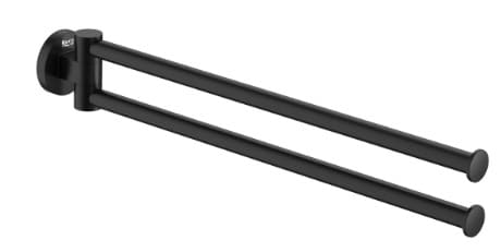 Thanh treo khăn đôi màu đen tròn Roca Hotels A817578C40