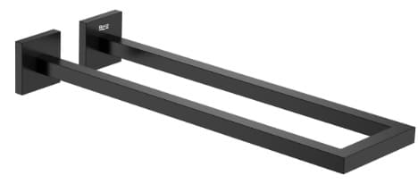 Thanh treo khăn đôi màu đen vuông Roca Hotels A817608C40