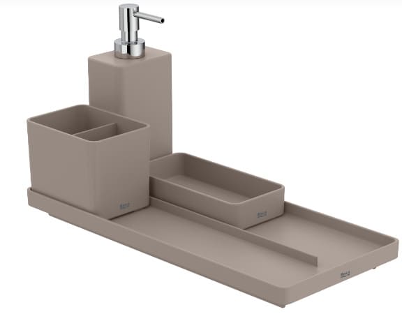 Kệ để đồ đặt bàn màu nâu Roca A817670C80